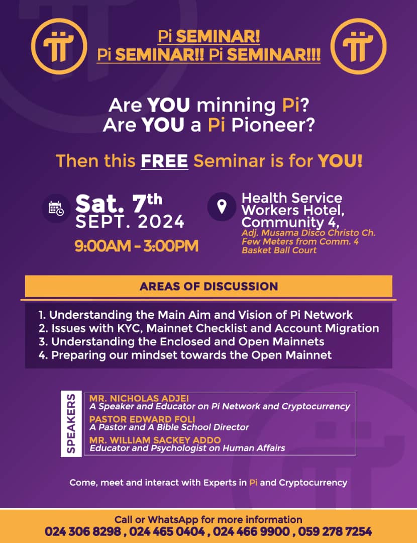 Pi Network Ghana seminar